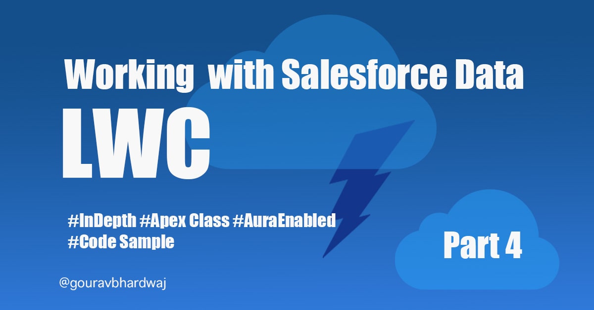 CRUD operation with Apex & Lightning Web Component - LWC
