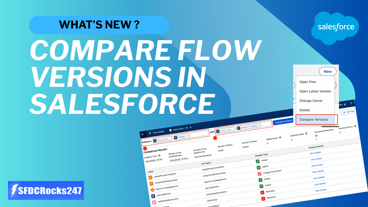 How to Compare Flow Versions in Salesforce: A Complete Guide for Admins ...